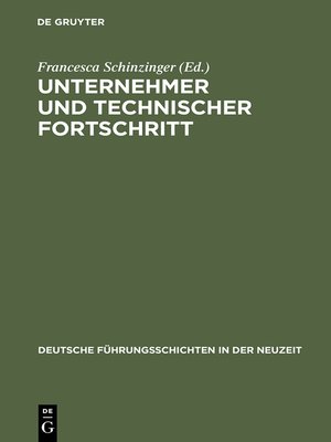 cover image of Unternehmer und technischer Fortschritt